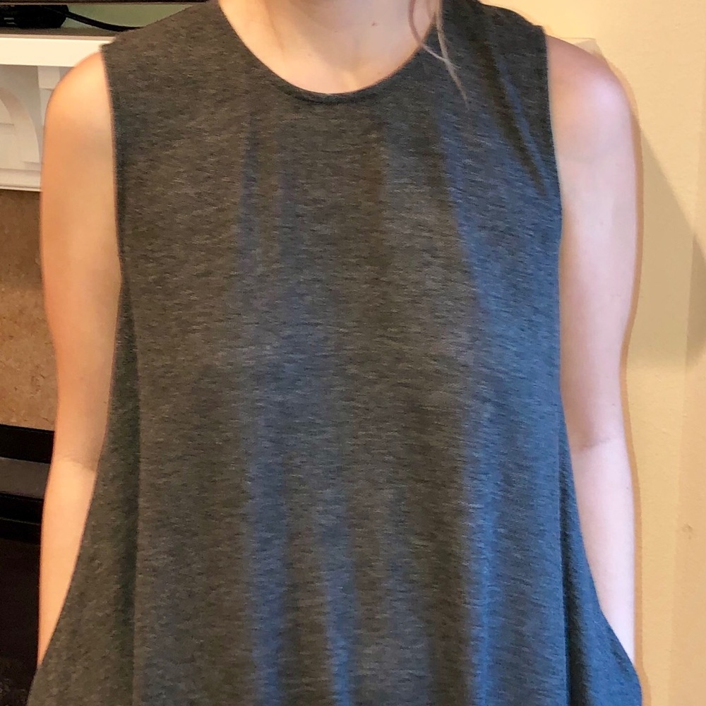 Grey sheath dress